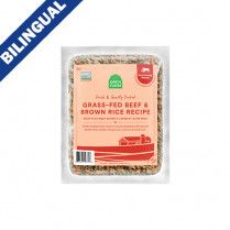 Open Farm Grass-Fed Beef &amp; Brown Rice Gently Cooked Recipe Frozen Dog Food 16oz