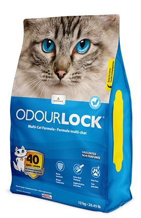 Odourlock Ultra Premium Unscented Clumping Litter Cat 12Kg