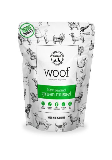 NZPF Woof Green Lipped Mussels 50g