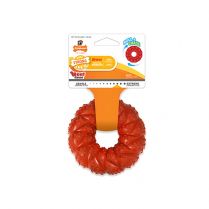Nylabone Strong Chew Ring Braided Chew Toy For Dogs Beef Wolf