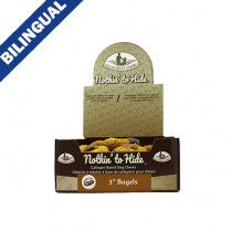 Nothin&#39; to Hide Peanut Butter Bagel 3&quot; Premium Dog Chew