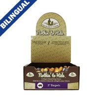Nothin&#39; to Hide Bacon Bagel 3&quot; Premium Dog Chew