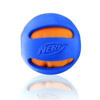 Nerf Dog Crunchable Ball 4 Inch Blue
