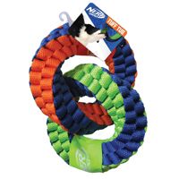 Nerf Dog Braided Twisted 2-Ring Tug 18 Cm (7 In)