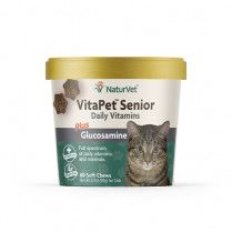 Naturvet Vitapet Senior Daily Vitamins Soft Chews For Cats