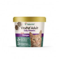 Naturvet Vitapet Adult Daily Vitamins Soft Chews For Cats