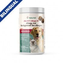 NaturVet Aller-911 Allergy Aid Plus Antioxidants (60ct) Soft Chews for Dogs &amp; Cats