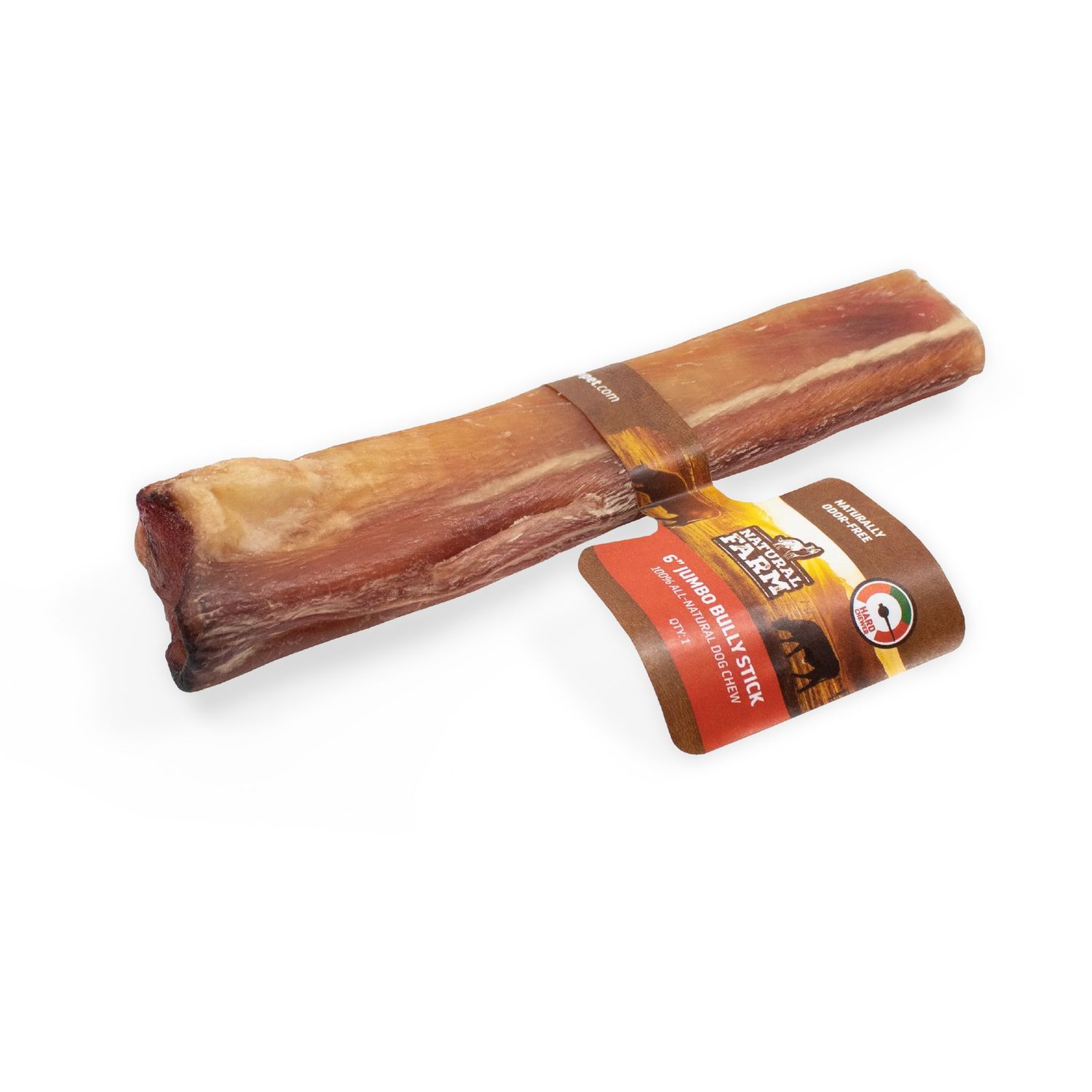 Natural Farm Bully Stick Jmb Odor-Free 6Inch