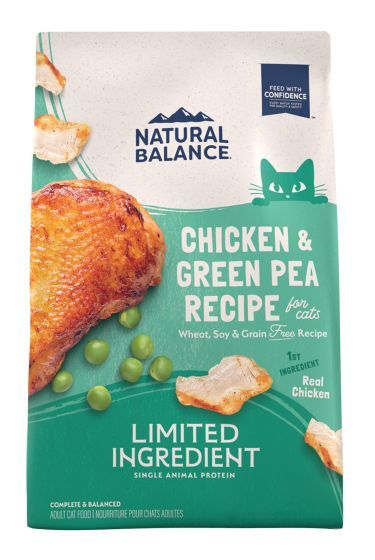 Natural Balance Chicken and Green Pea Recipe for Cats 4 lb