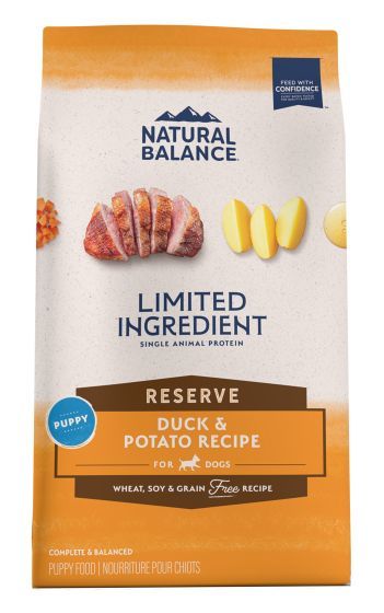 Natural Balance Limited Ingredient Duck And Potato Recipe for Puppies 12 lb