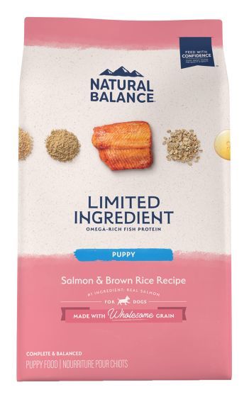 Natural Balance Lid Salmon And Rice Puppy Dog 4Lb