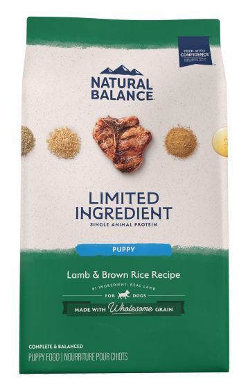 Natural Balance Puppy Food Lamb And Rice 24 lb