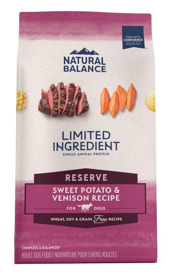 Natural Balance Lid Grain Free Sweet Potato And Venison 22Lb