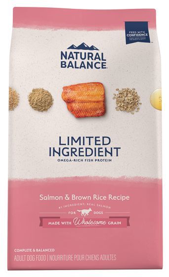 Natural Balance Dog Salmon And Rice 24Lbs