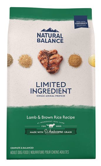 Natural Balance Adult Dog Food Lamb And Rice 24 lb