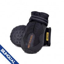 Muttluks Mutt Trackers Black Size 1 (2Pk)