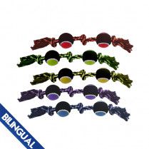 Multipet Nuts For Knots 3 Knot Rope W2 Balls Asst 20&quot;