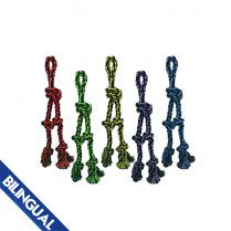 Multipet Nuts For Knots Rope Tug W2 Danglers Asst 20&quot;