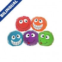 Multipet Minipet Plushy Peas Assorted Dog Toy