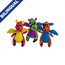 Multipet Minipet Dragons Assorted 5&quot; Dog Toy