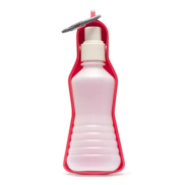 Messy Mutts Travel Water Dispenser Red