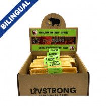 Livstrong Himalayan Yak Cheese Infused with Maple Bacon X-Large Dog Treat