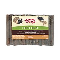 Living World Tree House Real Wood Logs Medium