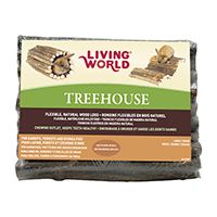 Living World Tree House Real Wood Logs Large