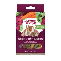 Living World Small Animal Sticks Vegetable Flavour 60 g (2.1 oz)