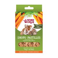 Living World Small Animal Drops Carrot Flavour 75 G (2.6 Oz)