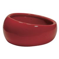 Living World Ergonomic Dish Large 420 Ml (14.78 Oz) Terra Cotta/Ceramic