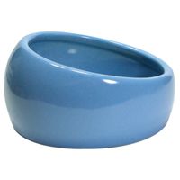 Living World Ergonomic Dish Large 420 Ml (14.78 Oz) Blue/Ceramic