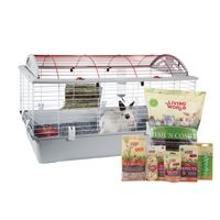 Living World Deluxe Rabbit Starter Kit Large 96 Cm L X 57 Cm W X 56 Cm H (37.8In X 22.4In X 22In)