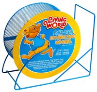Living World Deluxe Exercise Wheel Blue 22.5 Cm (9In)