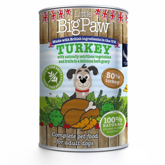 Little Big Paw Turkey With Cranberries, Brocoli, Carrot And Herbs 13.75oz
