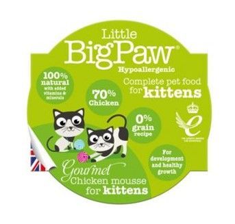 Little Big Paw Gourmet Chicken Mousse For Kittens 3oz