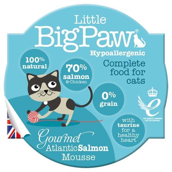 Little Big Paw Gourmet Atlantic Salmon Mousse Cat 3oz
