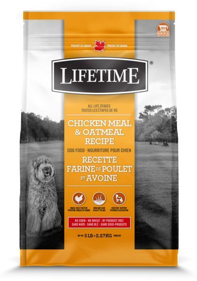 Lifetime Dog Chicken And Oatmeal 2.27Kg