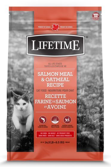 Lifetime Cat Salmon And Oatmeal 6.5Kg