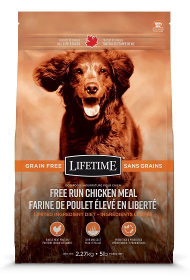 Lifetime Dog Free Run Chicken 2.27Kg