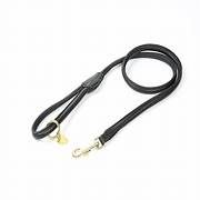 Lacets Rolled Leather Lead Black 3/4X48Inch