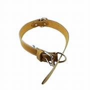 Lacets Leather Collar Tan 3/4X24Inch