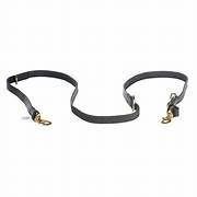 Lacets Leather Training Lead Black 1X72Inch