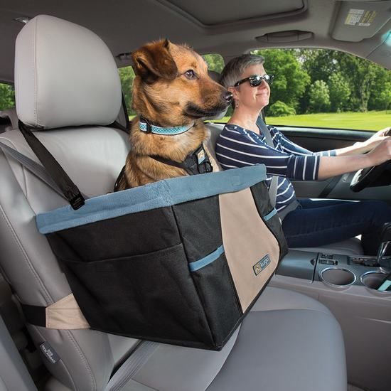 Kurgo Rover Booster Seat Black Blue Dog 1pc