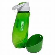 Kurgo Gourd H20 Bottle And Bowl Grass Green Dog 1pc