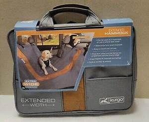 Kurgo Extended Hammock Charcoal Dog 1pc