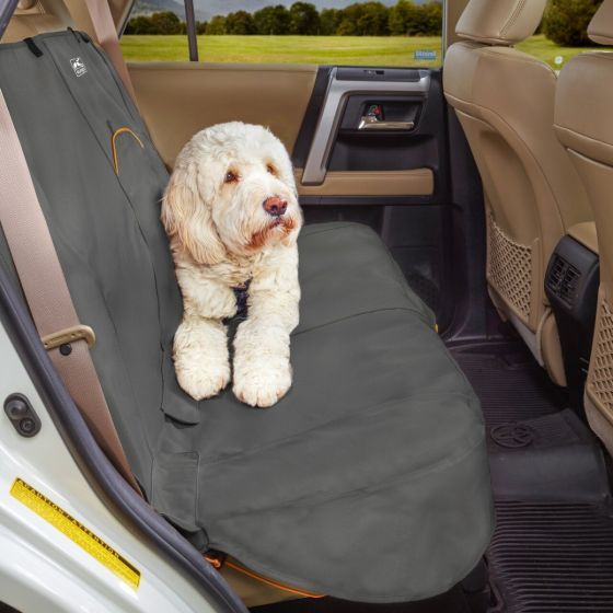 Kurgo Extended Bench Seat Cover Charcoal Dog 1pc