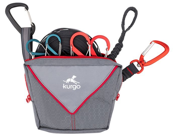 Kurgo &quot;Ridgeline&quot; Tie Out Camping Kit- Anthracite Grey Dog 1pc
