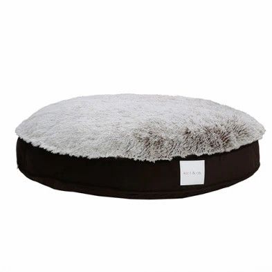 Kort &amp; Co Funky Fur Grey Round Bed 42&quot;