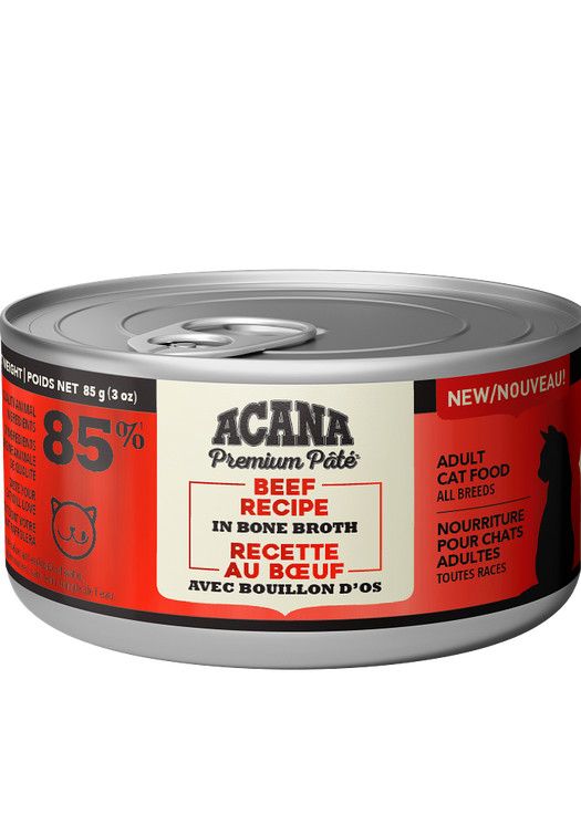 Acana Cat Premium Pate Beef Recipe in Bone Broth 3 oz